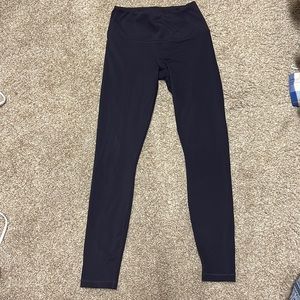Dark purple workout leggings